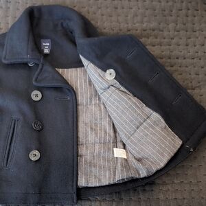 Toddler Navy Wool Peacoat Jacket, babyGap 18-24 mo